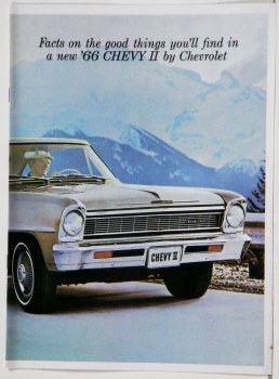 1966 Chevy II Nova Dealer Showroom Sales Brochure  OE Quality!