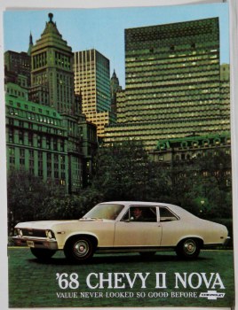 1968 Chevy II Nova Dealer Showroom Sales Brochure  OE Quality!