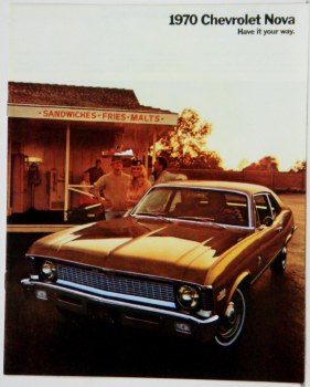 1970 Nova Dealer Showroom Sales Brochure  OE Quality!