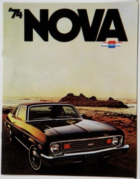 1974 Nova Dealer Showroom Sales Brochure  OE Quality!