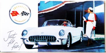 1954 Corvette Dealer Showroom Sales Brochure  OE Quality!