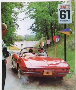 1961 Corvette Dealer Showroom Sales Brochure  OE Quality!