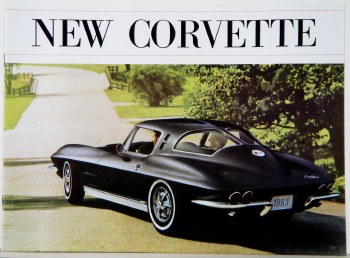 1963 Corvette Dealer Showroom Sales Brochure  OE Quality!