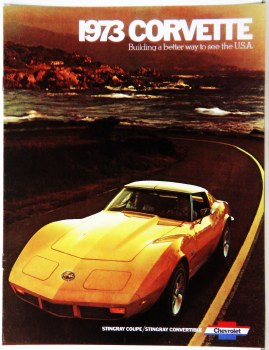 1973 Corvette Dealer Showroom Sales Brochure  OE Quality!