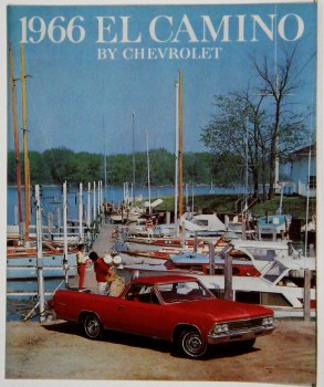 1966 El Camino Dealer Showroom Sales Brochure  OE Quality!