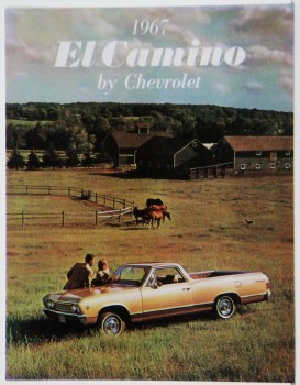 1967 El Camino Dealer Showroom Sales Brochure  OE Quality!