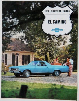 1968 El Camino Dealer Showroom Sales Brochure  OE Quality!