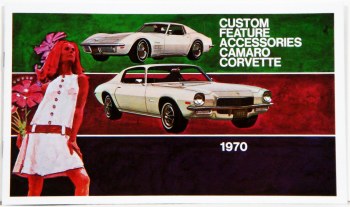 1970 Camaro Custom Illustrated Accessories Pamphlet