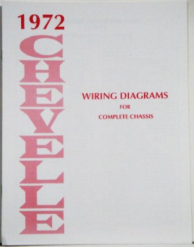 1972 Chevelle Factory Wiring Diagram Manual