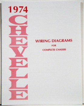 1974 Chevelle Factory Wiring Diagram Manual