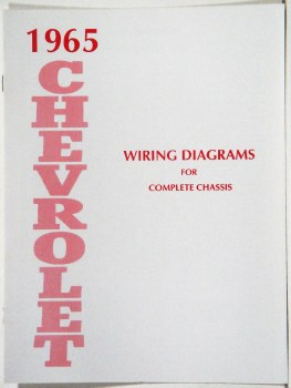 1965 Full Size Chevrolet Factory Wiring Diagram Manual