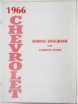 1966 Full Size Chevrolet Factory Wiring Diagram Manual