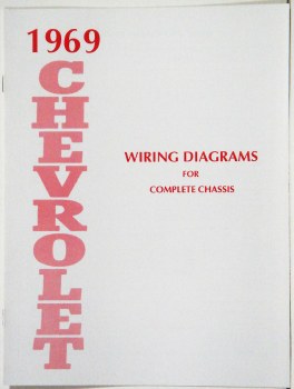 1969 Full Size Chevrolet Factory Wiring Diagram Manual