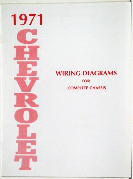 1971 Full Size Chevrolet Factory Wiring Diagram Manual