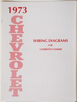 1973 Full Size Chevrolet Factory Wiring Diagram Manual