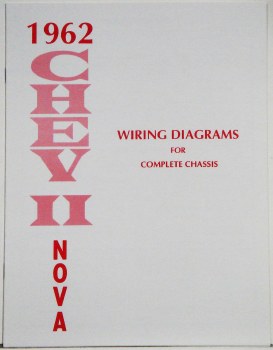 1962 Chevy II Nova Factory Wiring Diagram Manual