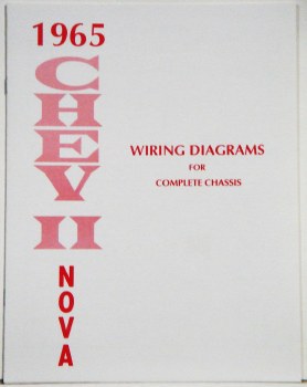 1965 Chevy II Nova Factory Wiring Diagram Manual