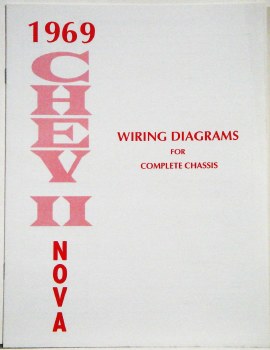1969 Nova Factory Wiring Diagram Manual - 1967, 1968, 1969 Camaro Parts