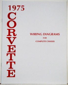 1975 Corvette Factory Wiring Diagram Manual