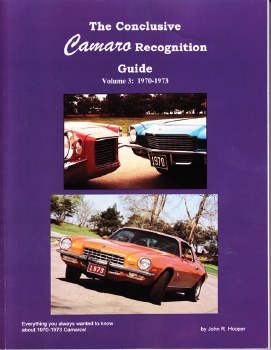 1970 1971 1972 1973 Camaro Camaro Recognition Guide 70-73