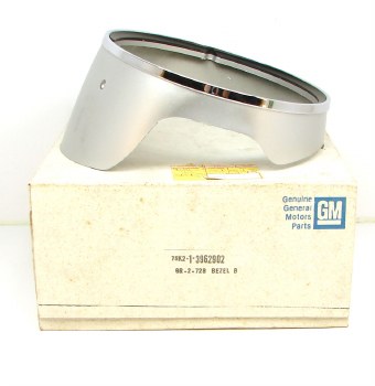 1969 Camaro NOS Standard Headlamp Bezel w/Trim RH GM Part# 3962902