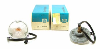 1969 Camaro NOS Parking Lamp Assemblies Original GM Part# 916911 Pair
