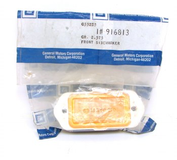 1969 Camaro NOS Front Side Marker Lamp Lens Original GM Part# 916813
