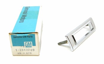 1969 Camaro NOS Rear Side Marker Chrome Bezel Original GM part# 3943269