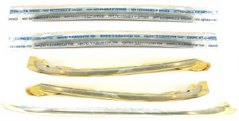 1967 1968 1969 Camaro &amp; Firebird NOS Coupe Windshield Moldings GM Set of 5
