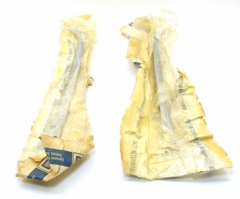 1967 1968 1969 Camaro &amp; Firebird NOS Quarter Window Moldings GM# 7707461 &amp; 7707460