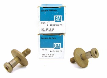 1967 1968 1969 Camaro &amp; Firebird NOS Door Lock Striker  Original GM Part# 20151275