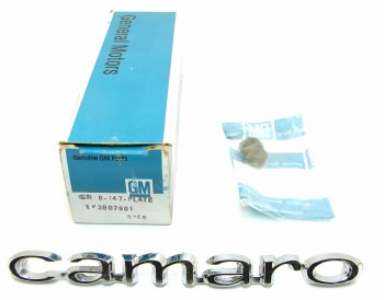1967 Camaro NOS Camaro Front Fender Emblem Original GM Part# 3907901