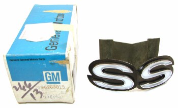 1968 Camaro NOS SS Grille Emblem  Original GM Part# 3919194