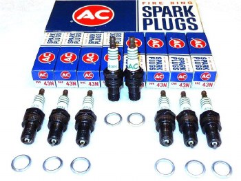 1967 1968 Camaro Chevelle Nova Full Size NOS AC Delco Acniter 43N Spark Plugs