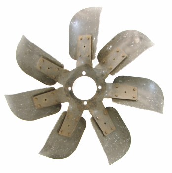 1968 1969 Camaro Chevelle Nova 7 Blade Fan Assembly GM #3947772  Dated H-68