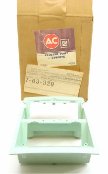 1968 1969 Camaro NOS Console Gauge Cluster Base Original GM# 6486876