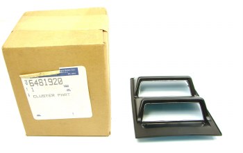 1968 1969 Camaro NOS Console Gauge Cluster Cover Original GM# 6480875