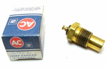 1968 1969 Camaro NOS Console Gauge Temp Sender GM Part# 1513321 AC G1852