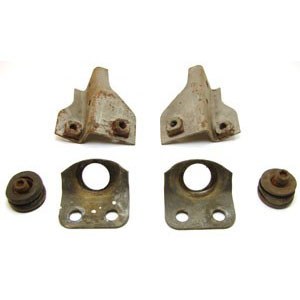 1969 Camaro Endura Front Bumper Brackets Set of 4 Used GM Originals