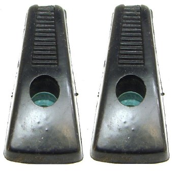 1967 1968 1969 Camaro &amp; Firebird Coat Hooks Nice Used Original GM Pair Black