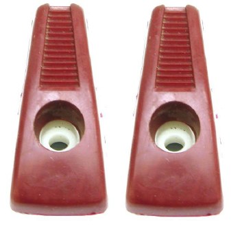 1967 1968 1969 Camaro &amp; Firebird Coat Hooks Nice Used Original GM Pair Red