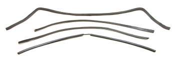 1969 Camaro &amp; Firebird Headliner Windlace Set 4 Pieces Original GM Black
