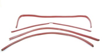 1969 Camaro &amp; Firebird Headliner Windlace Set 4 Pieces Original GM Red