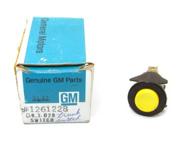 1967-1972 Camaro &amp; Firebird NOS Power Trunk Release Switch GM Part# 121228