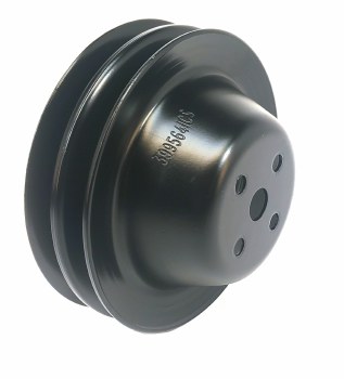 1964-1970 Corvette Water Pump Pulley 2 Groove 327 350 Special High Perf Exc AC GM# 3995641