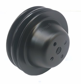 1964-1969 Corvette Water Pump Pulley 2 Groove 327 350 Special High Perf With AC GM# 3848904