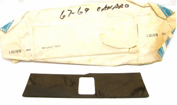 1967 1968 1969 Camaro NOS Console Shifter Plate Plastic Slider With Manual Transmission GM# 3921896