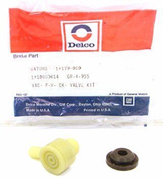1965-1977 Camaro Corvette Firebird Chevelle Nova NOS Power Brake Booster Chevk Valve GM# 18003614