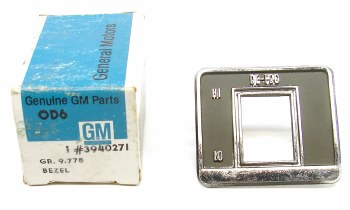 1969 Camaro &amp; Full Size NOS Rear Window Defroster Bezel GM# 3940271