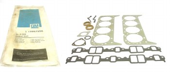 1965-1974 Camaro Corvette Chevelle Nova NOS SB 302 327 350 Engine Gasket Set GM# 3957998